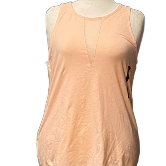 Foxy Mesh Inset Tank, Size 3X, in Impatience Pink - Picture 2 of 4